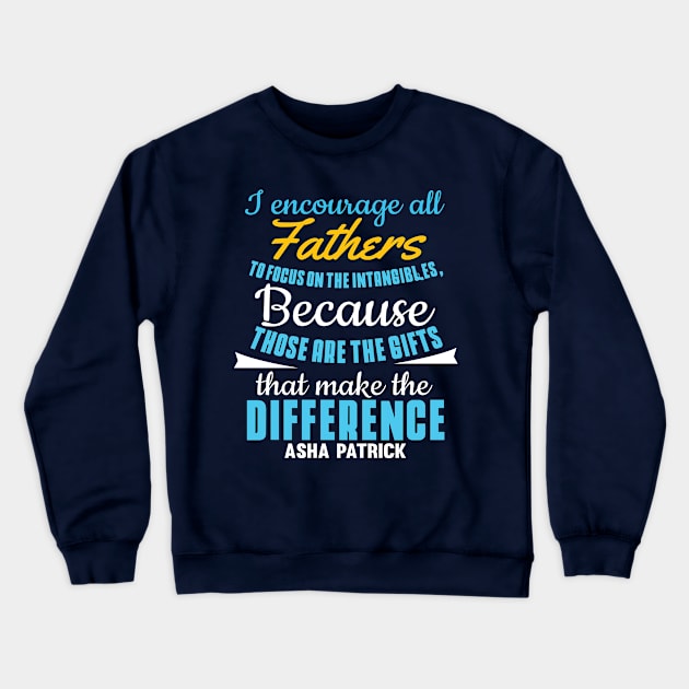Fathers Crewneck Sweatshirt by My Artsam